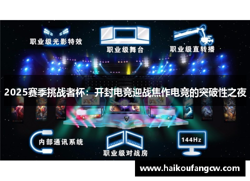 2025赛季挑战者杯：开封电竞迎战焦作电竞的突破性之夜